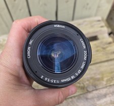 Canon EF-S 18-55mm F3.5-5.6 II Lens for EOS DSLR Black