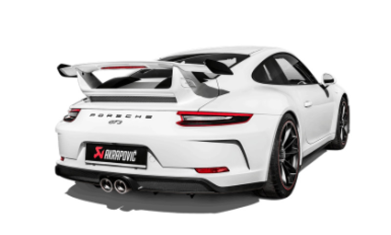 Akrapovic Fits 2018 Porsche 911 GT3 (991.2) Slip-On Race Line (Titanium) W/o