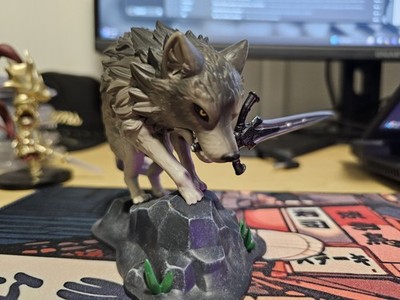 ACTOYS Official Dark Souls Figure Abyss Watchers Great Grey Wolf Sif Model Toys