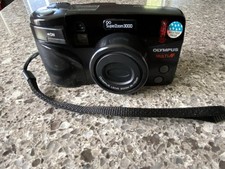 OLYMPUS Multi AF Super Zoom 3000 35mm Film Camera untested 38-110 mm