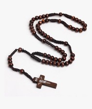 wooden rosary beads