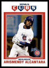 2015 Arismendy Alcantara Choice Minor league Rookie Card Iowa Cubs. rookie card picture