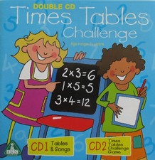 Times Table Double CD  {Free P&P Tracked 24}