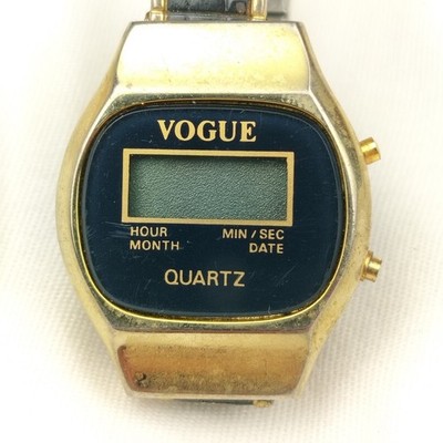 Vogue LCD Watch Vintage Needs Battery