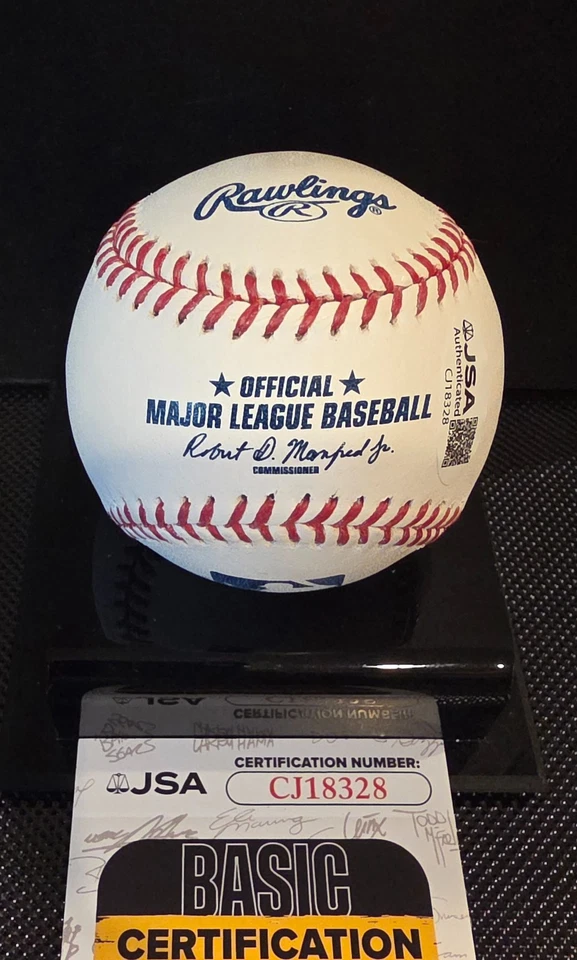 Al Kaline HOF Detroit Tigers Signed Autographed ROMLB Baseball JSA coa - Image 3 of 3