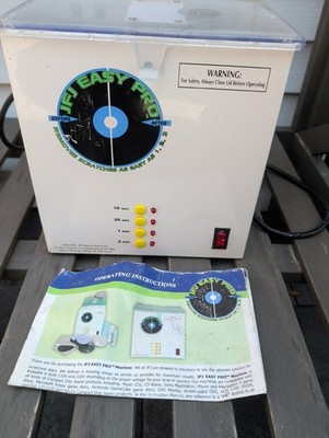 JFJ Easy Pro CD, DVD Disc Repair Ready Machine W/ Instruction Tested Working