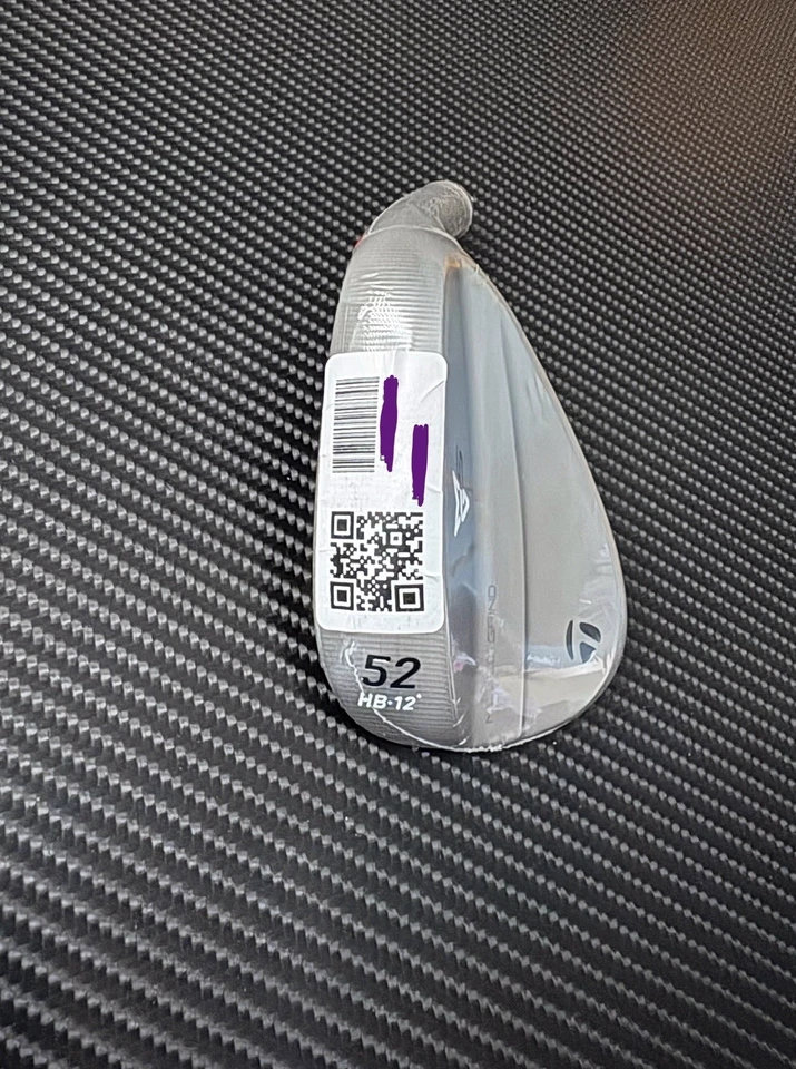 NEW TOUR ISSUE! TaylorMade MILLED GRIND 5 (MG5) 52° HB Wedge RAW- HEAD ONLY - Image 2 of 4