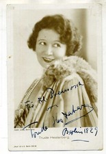 Autogrammkarte TRUDE HESTERBERG Berlin 1929