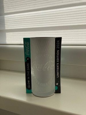 Glow in the Dark Coca Cola Glas 2023 Mc Donalds 