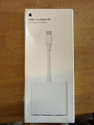 Apple A2119 White USB-C to Digital AV HDMI Port, USB Multiport Adapter
