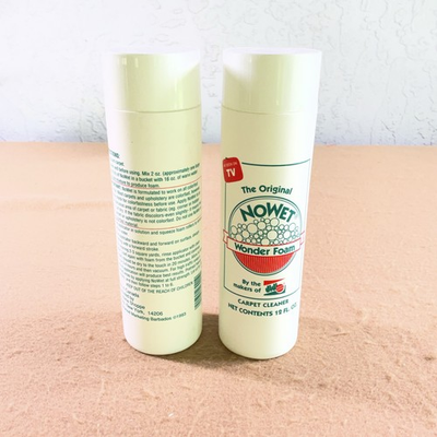 #ad The Original NoWet Wonder Foam Carpet Upholstery Cleaner New 12oz Opened 9 oz $30.00