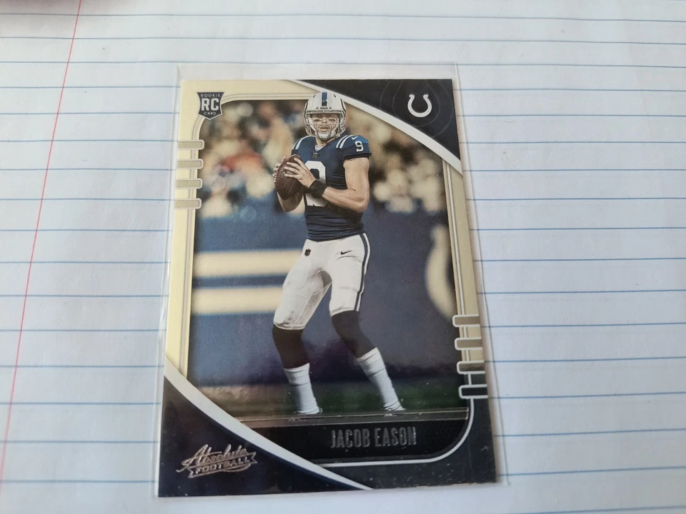 2020 panini absolute football jacob Eason RC - Image 3 of 4