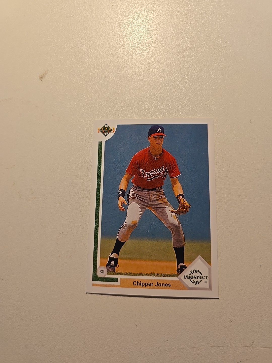 1991 Upper Deck - Top Prospect Chipper Jones #55 (RC)