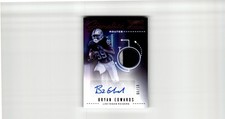 2020 Panini Playbook Bryan Edwards Signature Routes Red #/10 #SR-BE Auto