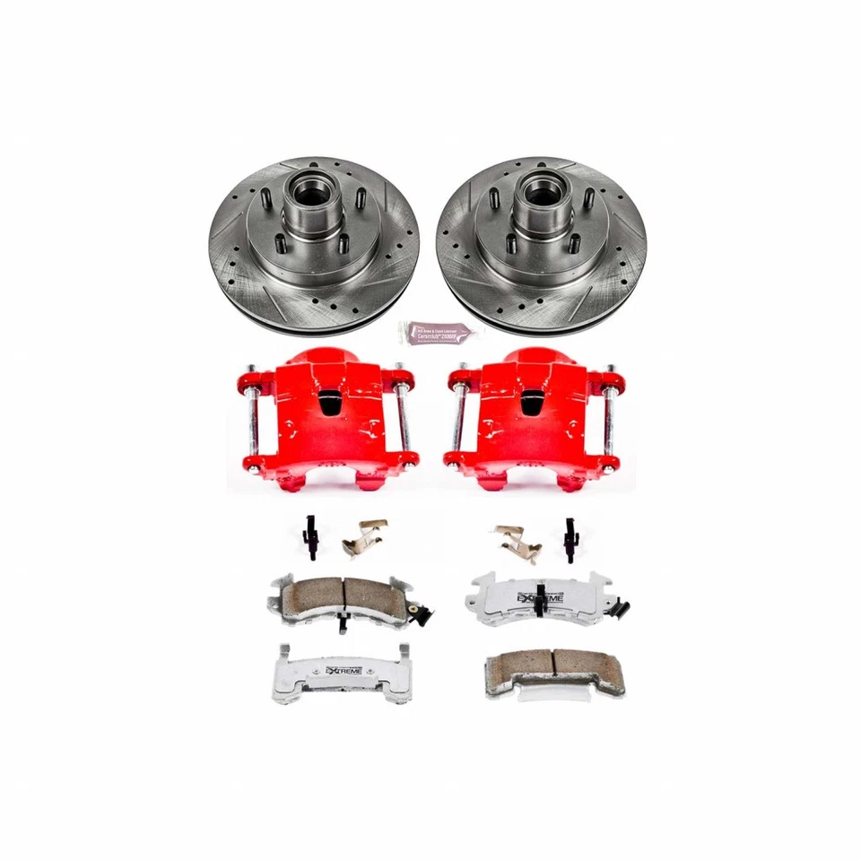 Power Stop Brake Kit For GMC Caballero 1982-1987 Front Z26 Warrior w/ Calipers - Image 2 of 4