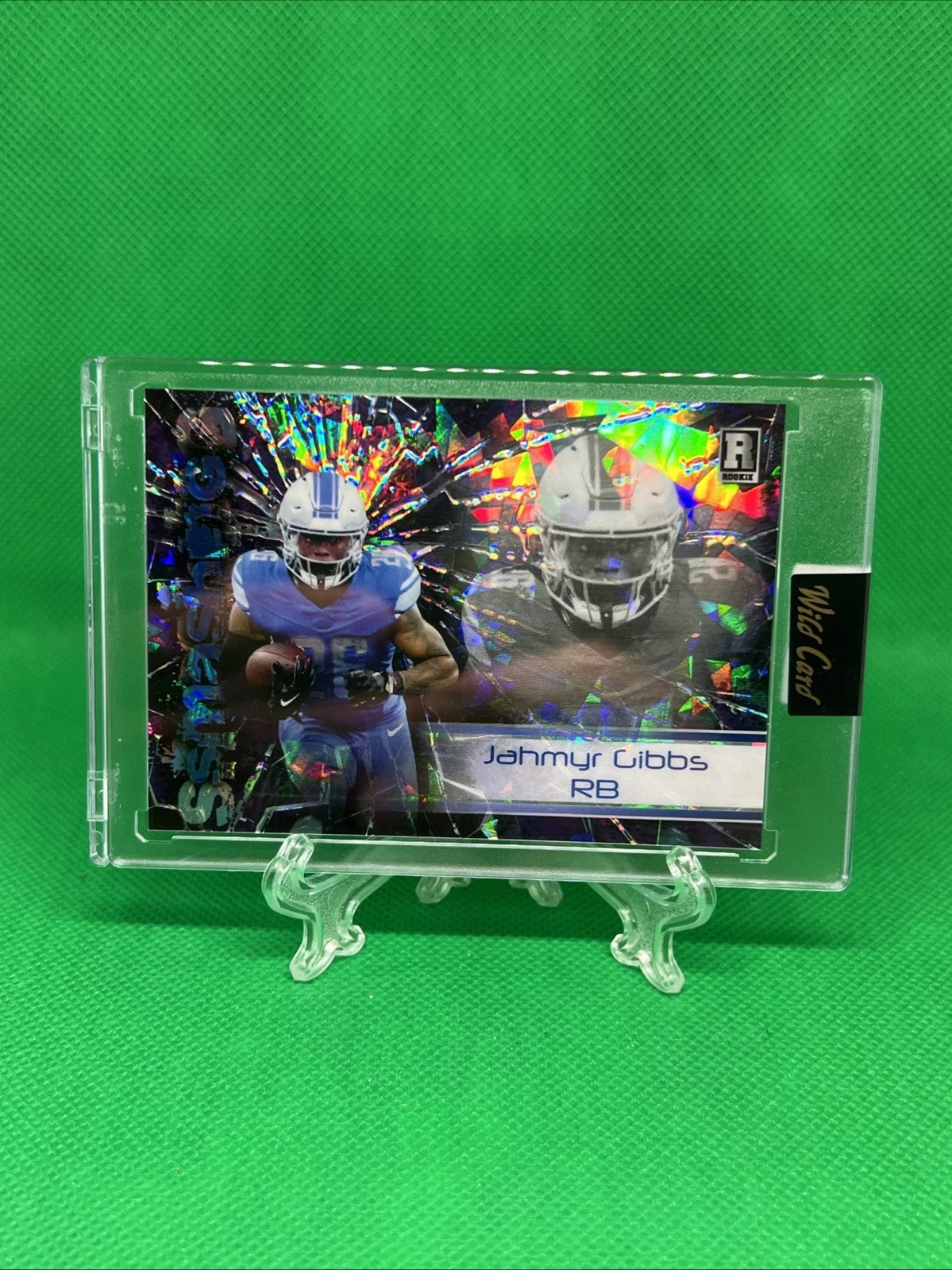 Jahmyr Gibbs Wild Card Alumination Rookie Edition Smashing #ASJG Crystal-Purple