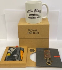 ROYAL ENFIELD MUG GIFT BOX SET RIDERS CLUB SCARF KEY CHAIN
