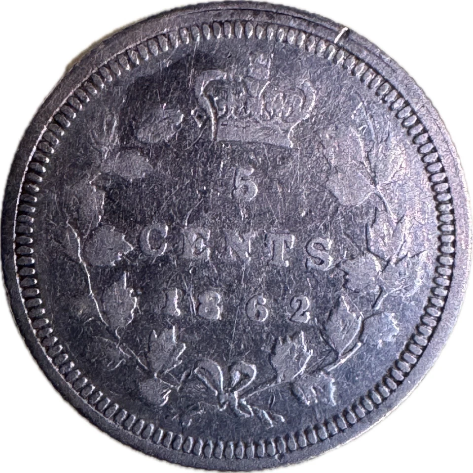 1862 New Brunswick 5 Cents, Very Fine - Image 2 of 4