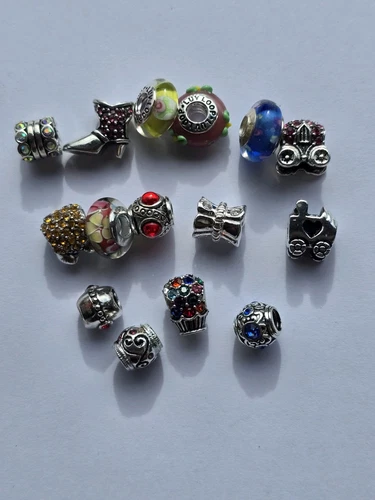 15 X Premium Sterling 925 Silver Charms  Fits well known  Chains