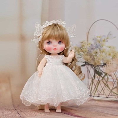 10in Cute Doll Realistic Full Body Vinyl Doll Handmade Lifelike Toy Xmas Gift