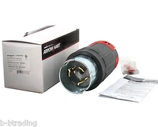 Cooper CS6365EX 50A Male Generator Locking Pro-Grip Plug Industrial Grade