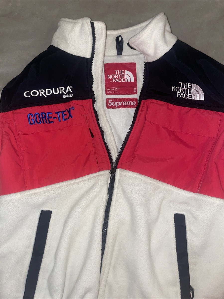 Supreme × The North Face GORE-TEX supreme north face goretex jacket medium white and red | eBay