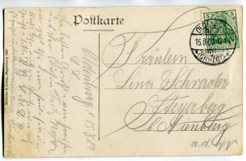 AK Oldenburg,Gartenstraße 1909 - Picture 2 of 2