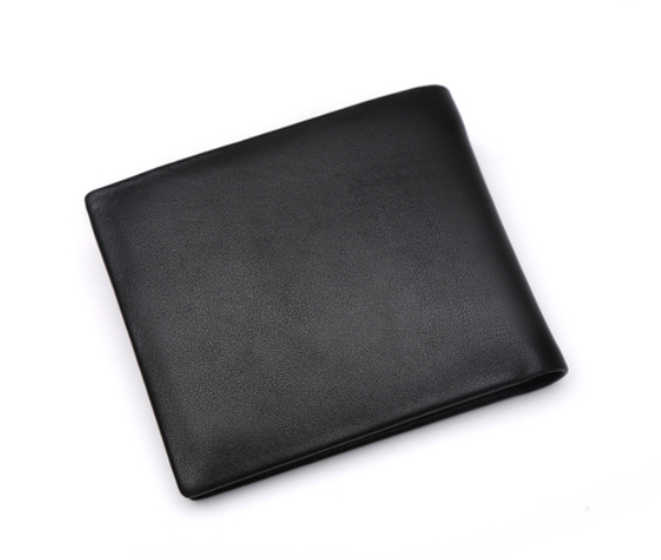 Septwolves men women cow leather wallet purse card bag bifold