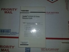 NEW TOSHIBA Sattelite A130/A135 Series Resource Guide /Recovery / MS Vista NICE 