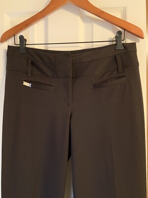 Express Design Editor Dress Pants Women's, Dark Brown, Size 4R | eBay
