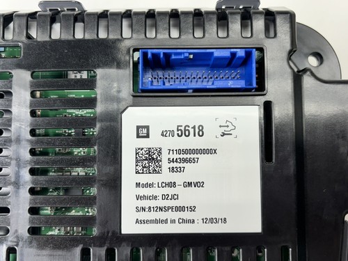 GM Genuine 2019 Chevrolet Volt Speedometer Speedo Cluster OEM 42705618 - Picture 7 of 12