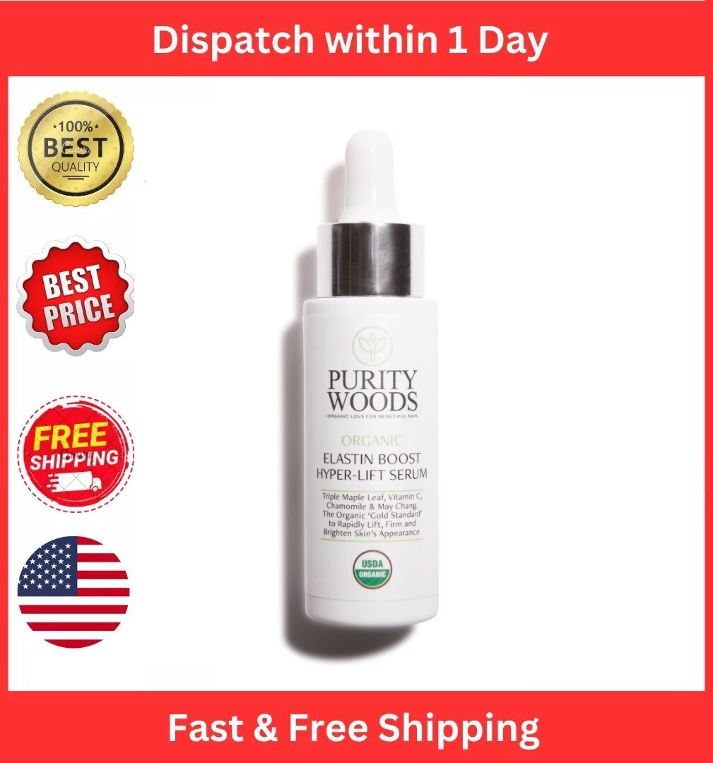 Purity Woods Elastin Boost Hyper-Lift Serum 30ml Authentic Anti-Aging Formula