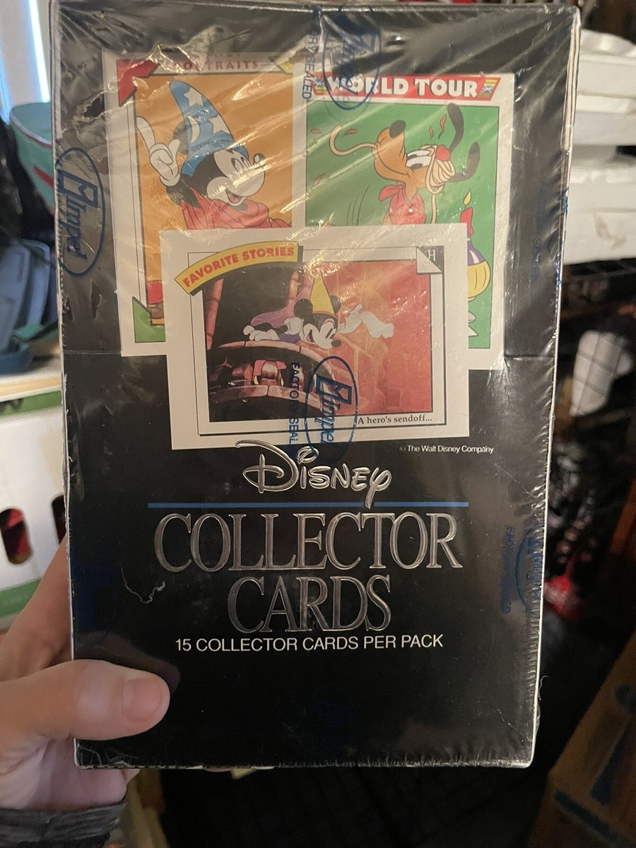 ディズニー 缶 Disney Collector Trading Cards Factory Sealed Box 36 Packs