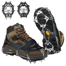 Ice Snow Anti Slip Spikes Grips Grippers Crampons Ice Cleats For Hike Shoes Boot