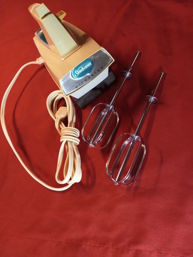 sunbeam hand mixer vintage