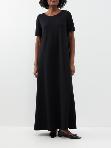 Casual Beach Sundress Soft Jersey Long Maxi Tank T-shirt Dress With Pocket