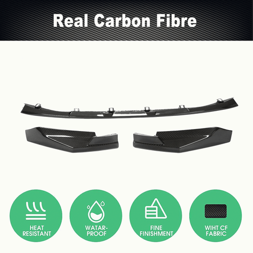 Spoiler anteriore in carbonio labbro anteriore spoiler spada adatto per BMW G80 M3 G82 M4 2021UP - Foto 7 di 14