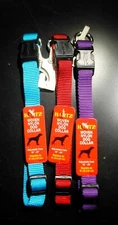Nylon Adjustable Dog Collar Medium Dogs neck size 16" - 24"