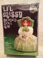 Bridesmaid Li  l Missy Beaded Doll Kit Sealed In Original Box 1979 Holiday Craft