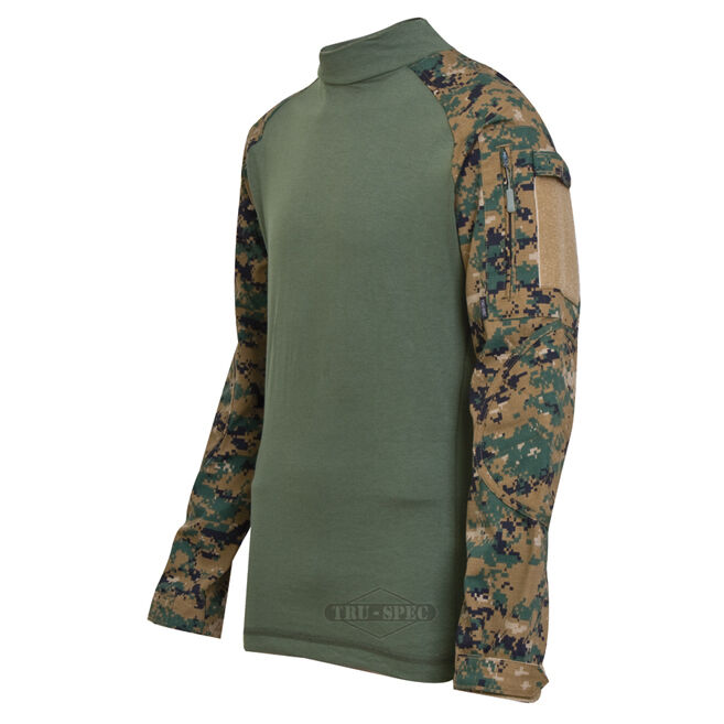 TRU-SPEC 2559 Woodland Digital Camo Tactical Uniform Combat Shirt - FREE SHIP