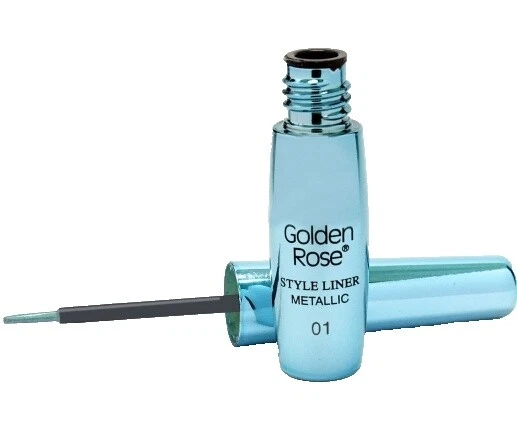 Golden Rose Liquid Blue Eye Makeup