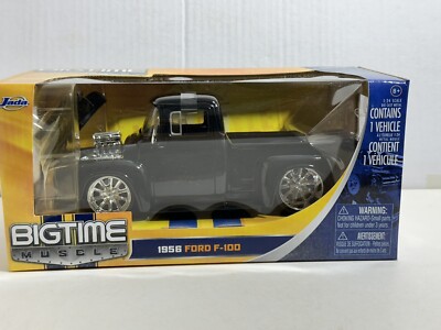 JADA BTM 1956 FORD F100 PICKUP TRUCK BLACK 1:24 DIECAST MODEL CAR
