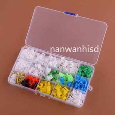 160pc Mixed Plastic Car Door Lock Rod Clips Fasteners Retainers Rivets Kit 2024