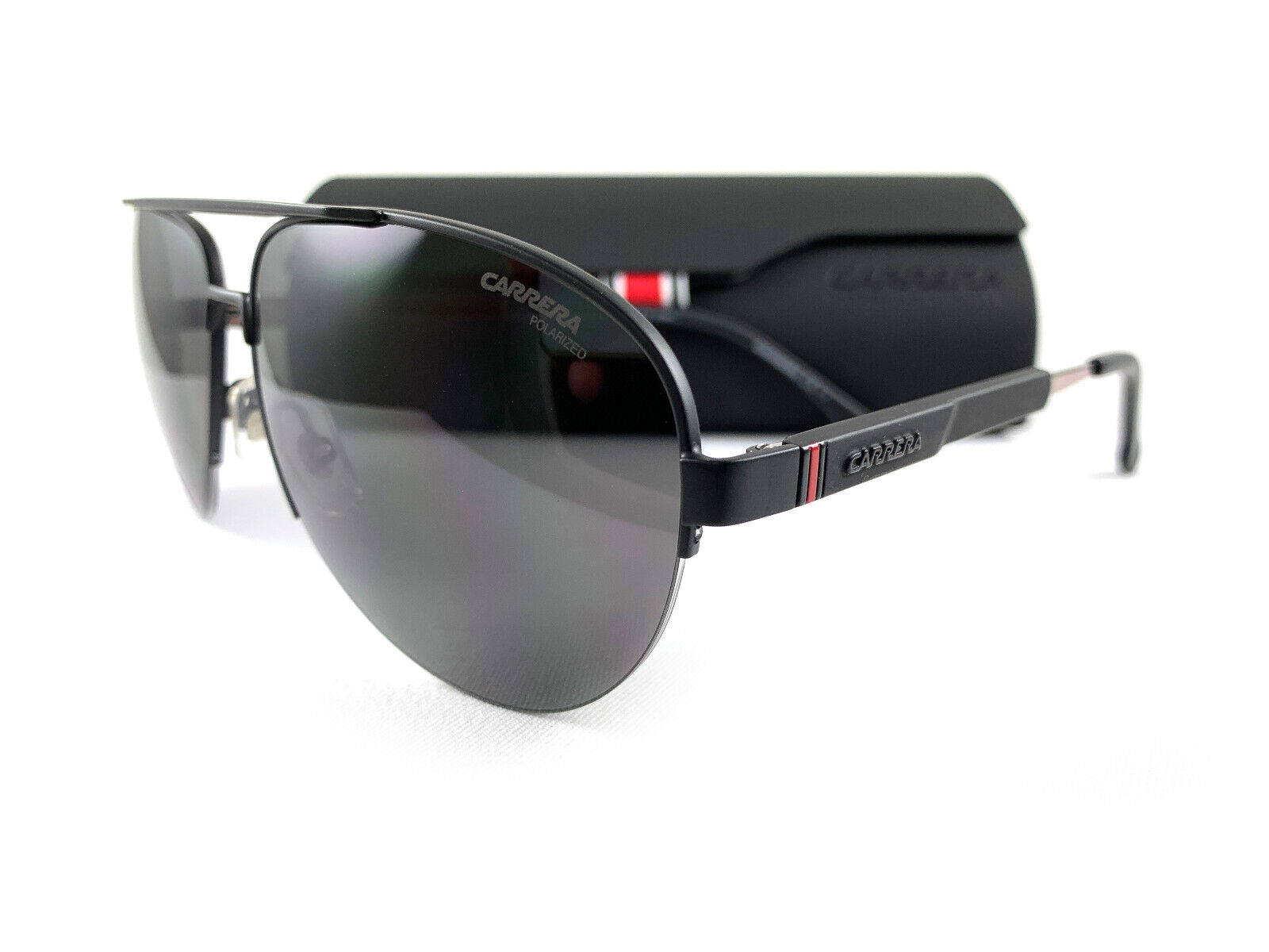 Carrera Sunglasses 8030/S Black Gray Polarized 003M9 New Authentic 62mm  716736126852 | eBay