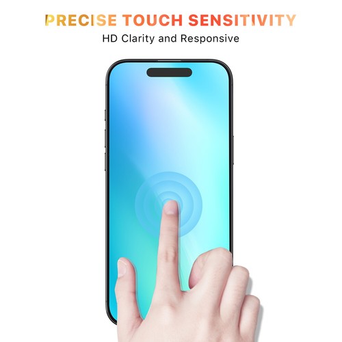 For iPhone 16/ 16 Pro/16 Pro Max/ 16 Plus 10D Tempered Glass Screen Protector - Picture 4 of 25
