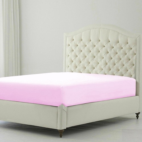 800TC Egyptian Cotton Fitted Sheet 40 50 60 Cm - Solid Colors Select Size - Picture 14 of 20