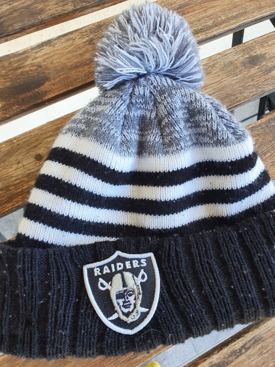 Bonnet à Pompon Sport Las Vegas Raiders Noir
