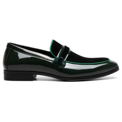 Stacy Adams 25686-300 Spratley Moc Toe Saddle Slip On Green  display picture 1