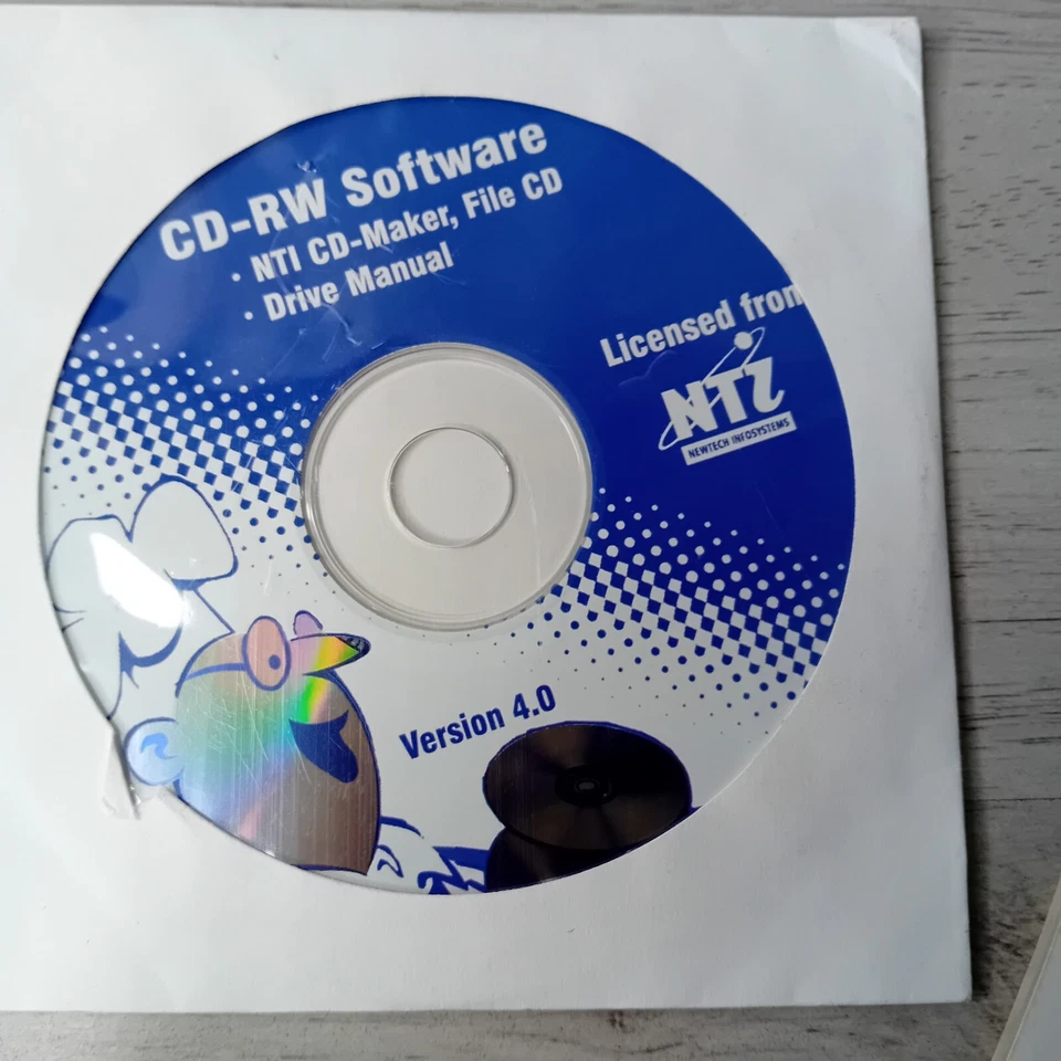 CD-RW SOFTWARE NTI CD MAKER VERSION 4.0 - PC CD ROM - RARE RETRO SOFTWARE - Image 2 of 3