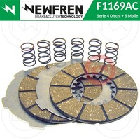 Set Kupplung Komplett Newfren 4 Scheiben+6 Federn Vespa 125 V30T-V33T 1951-1952